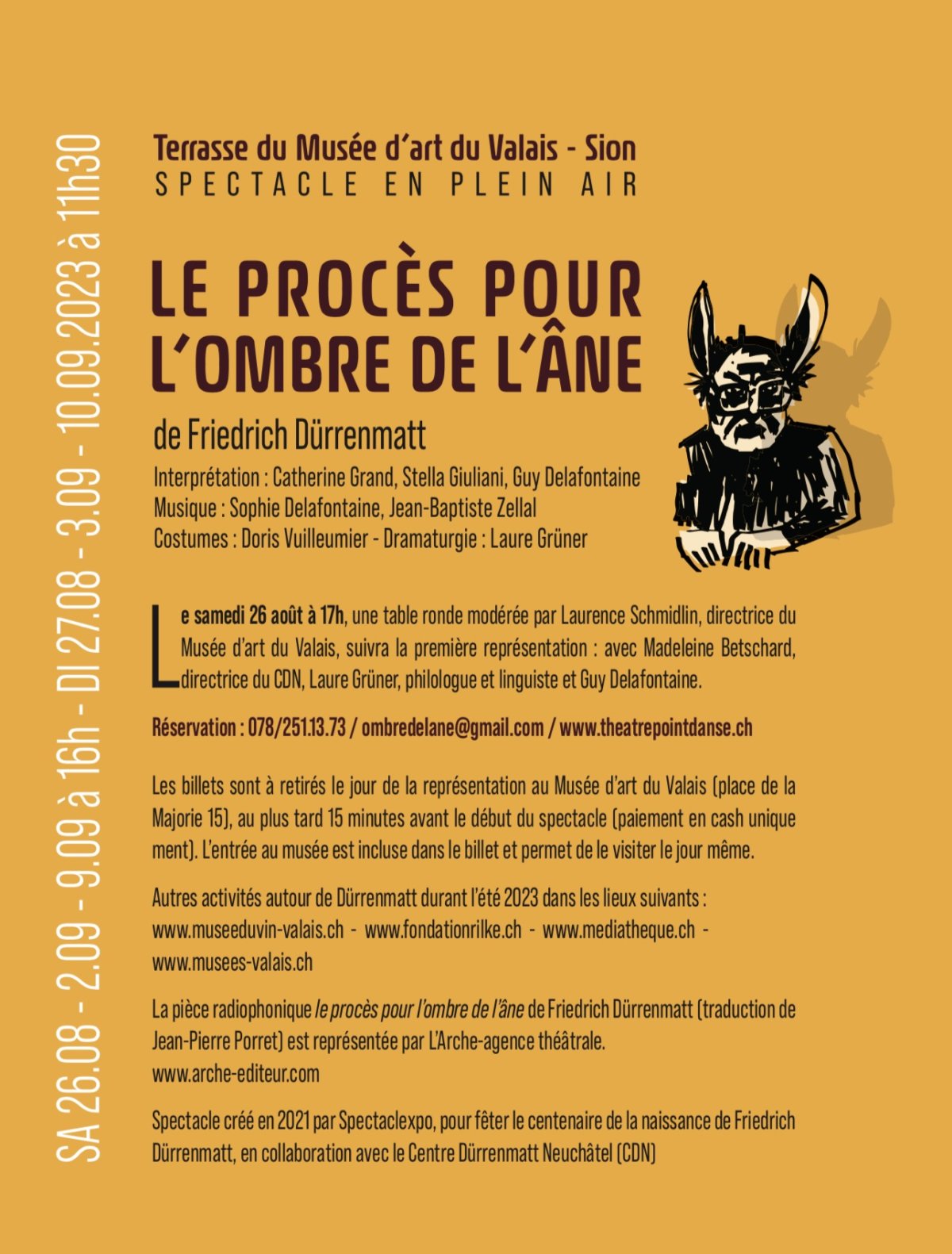 de Dürrenmatt le procès pour l'ombre de l'âne